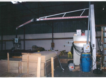 X0941 - 1 ENSEMBLE POTENCE SUPPORT BRAS PHARAON ARTICULE AVEC GROUPE ASPIRATION