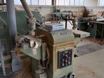 X01593Z - 1 MORTAISEUSE PADE 2 TETES OSCILLANTES 2 TABLES POUR MORTAISEU ROND CHAISIER