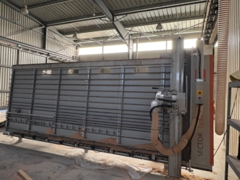 X01756 - SCIE A PANNEAUX VERTICALE MARQUE HOLZ HER TYPE SECTOR 1254